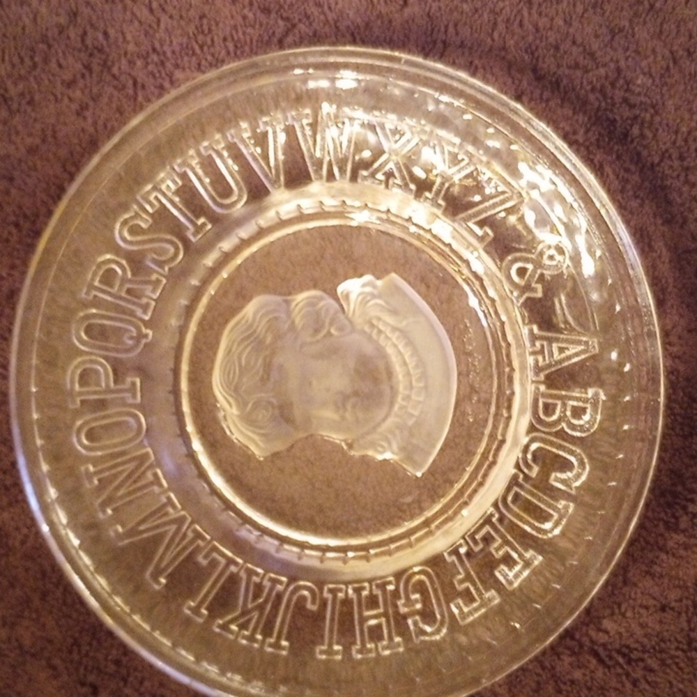 Vintage ABC Dish/ Plate